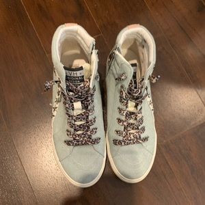 Vintage Havana high top sneakers